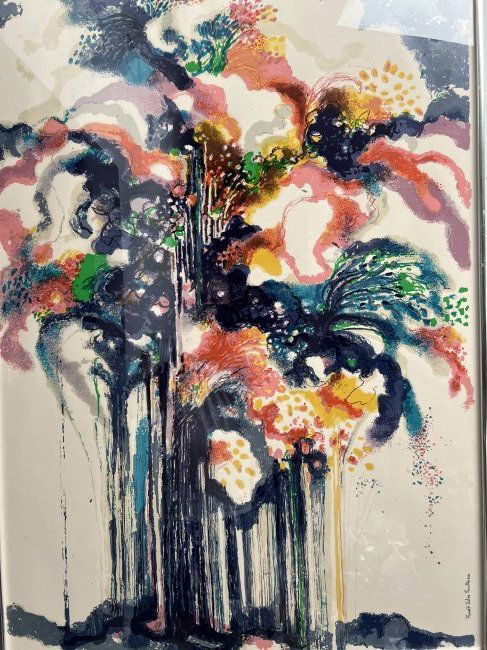 RONALD JULIUS CRISTENSEN ABSTRACT SERIGRAPH SIGNED LOWER RIGHT (1 of 5)