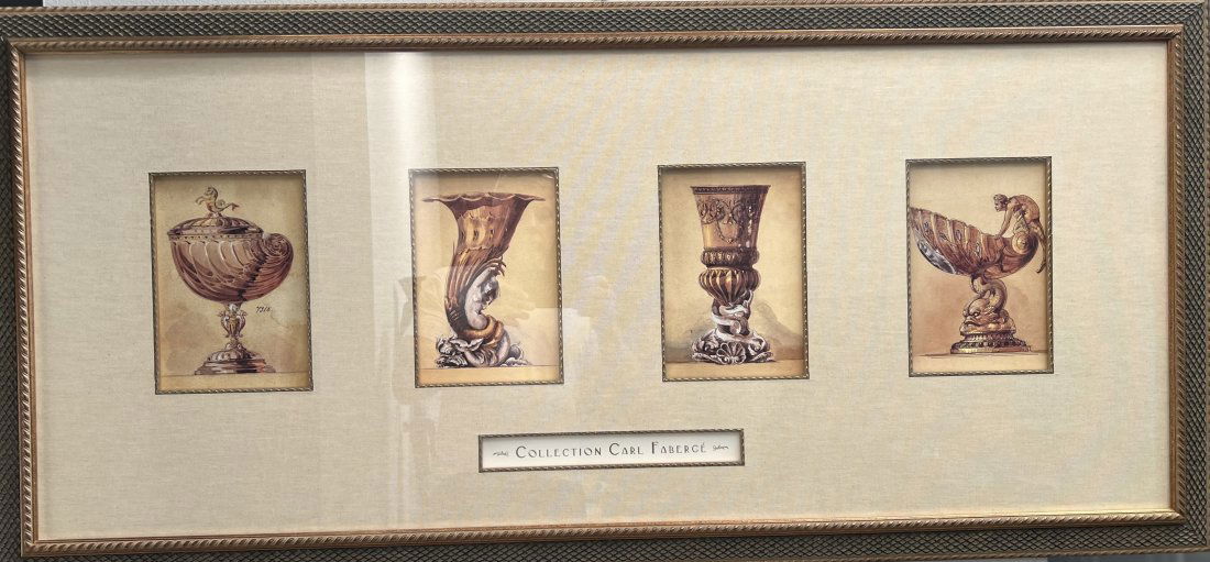 The Collection of Carl Faberge Framed under Glass (1 of 7)