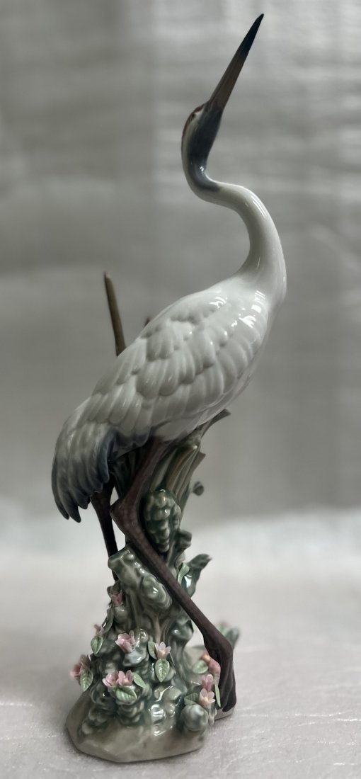 LLADRO #1614 "THE CRANE" SCULPTURE PORCELAIN FIGURINE (1 of 5)