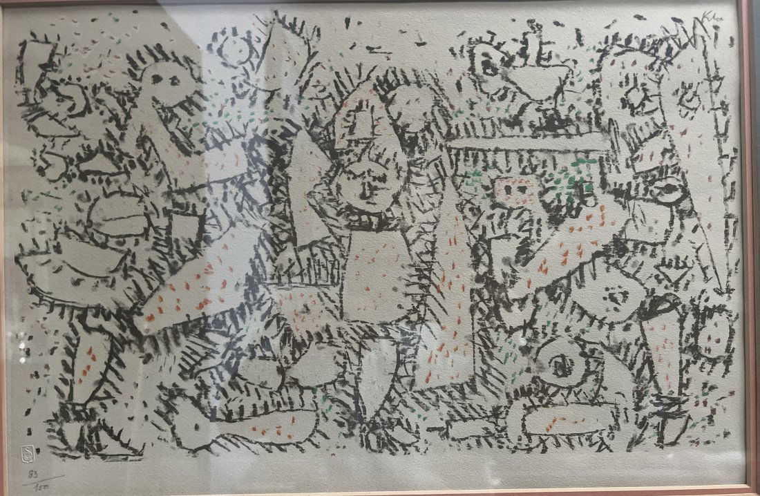PAUL KLEE (1879-1940) " THE FRAGILTY OF ARROGANCE" HAND SIGNED IN PENCIL (1 of 5)
