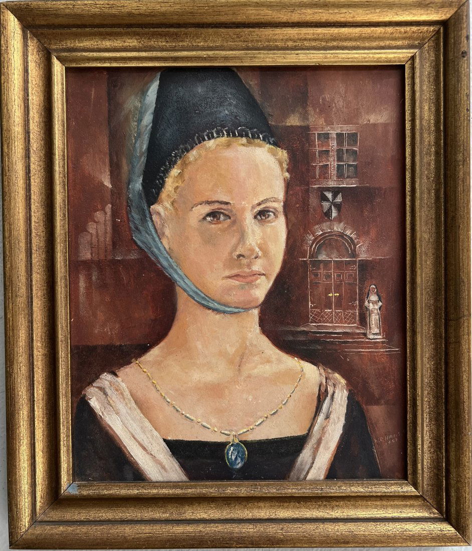 Willem Frederik Haas (Netherlandic 1878-1960) Oil on Board Signed and Dated 1957 (1 of 4)