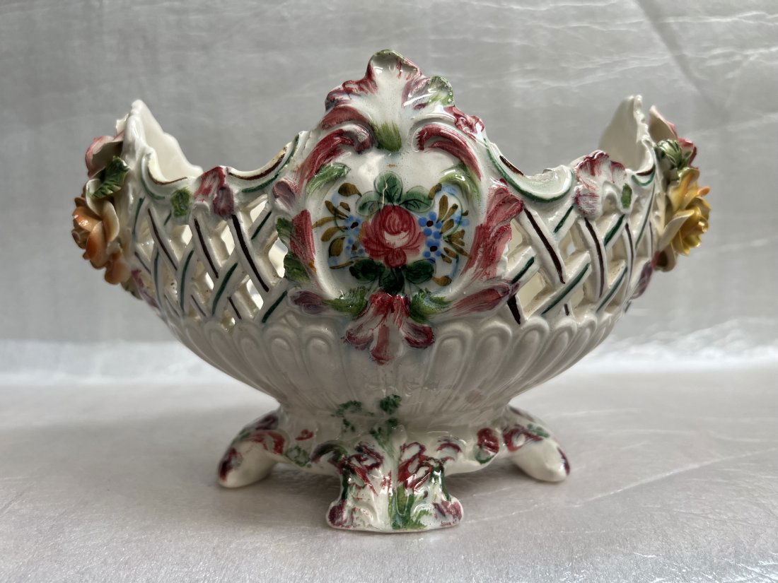 Italian Capodimonte Porcelain Centerpiece from Italy (1 of 5)