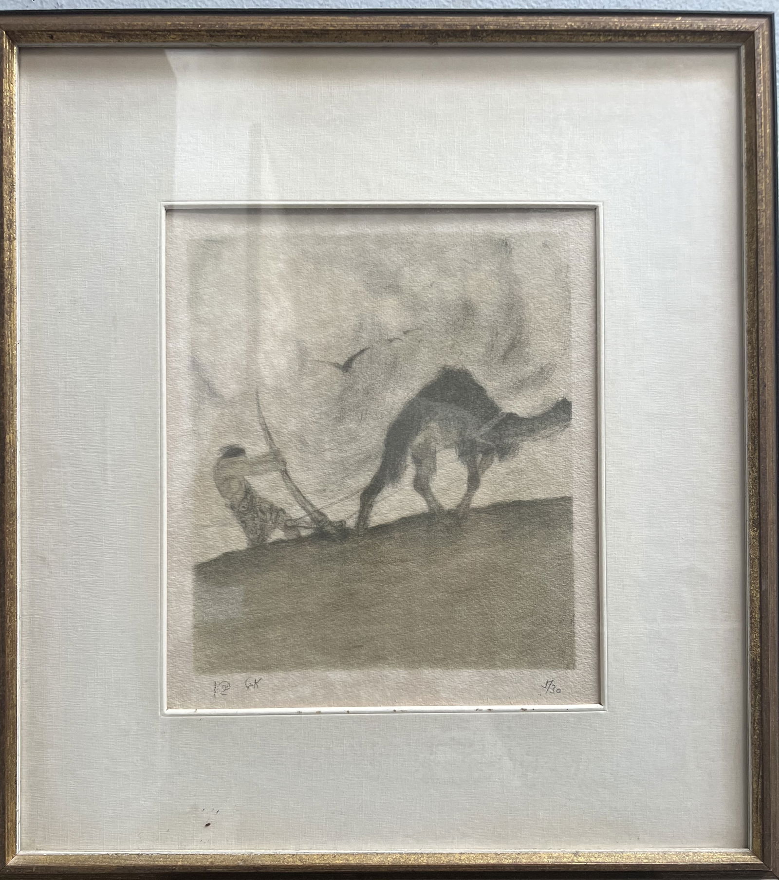 Vintage Lithography Abel PANN (1883-1963) - Bible, hand signed and numbered (1 of 4)