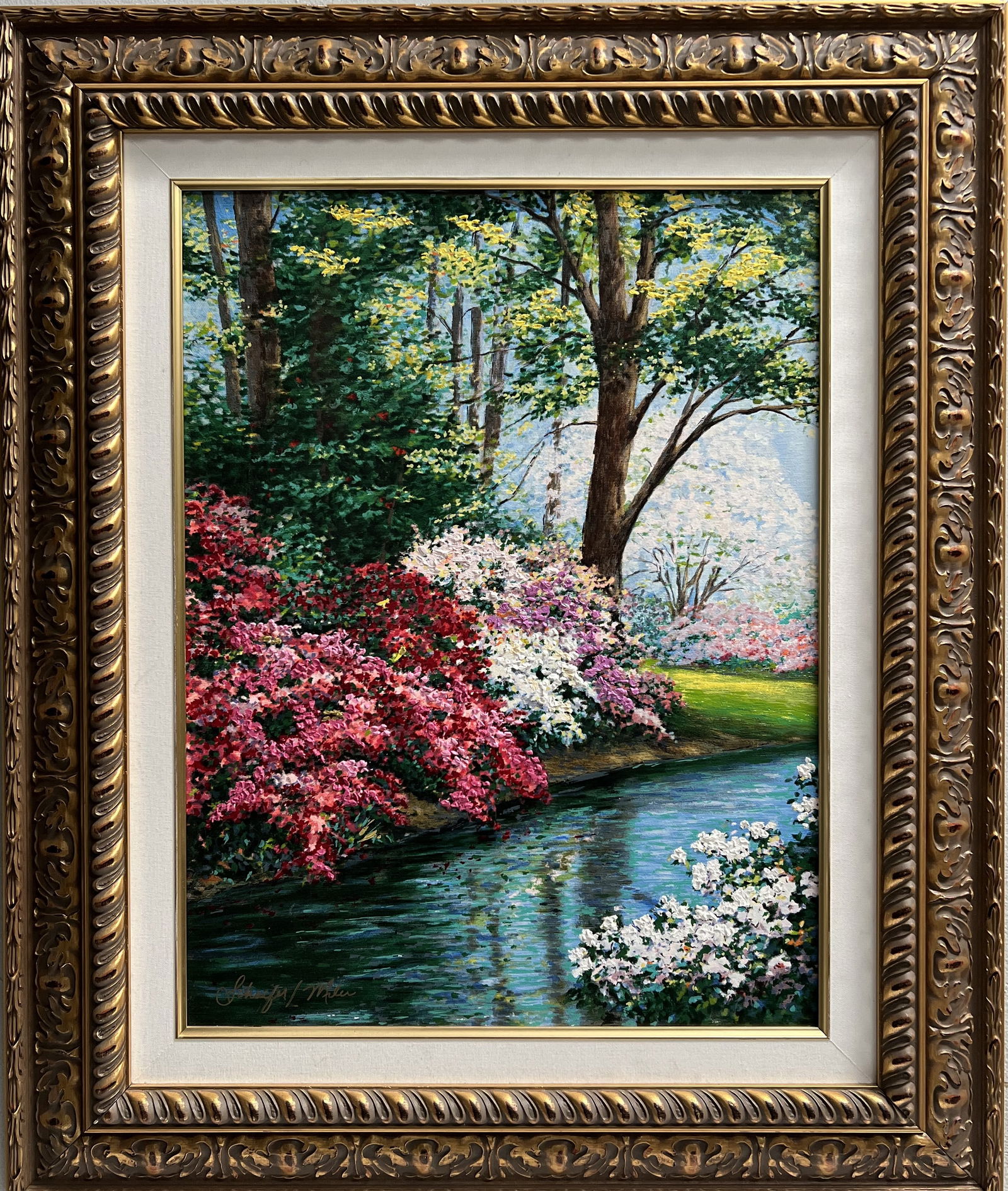 Schaefer Miles  "Spring Delight" Embellished Giclee on Canvas (1 of 5)