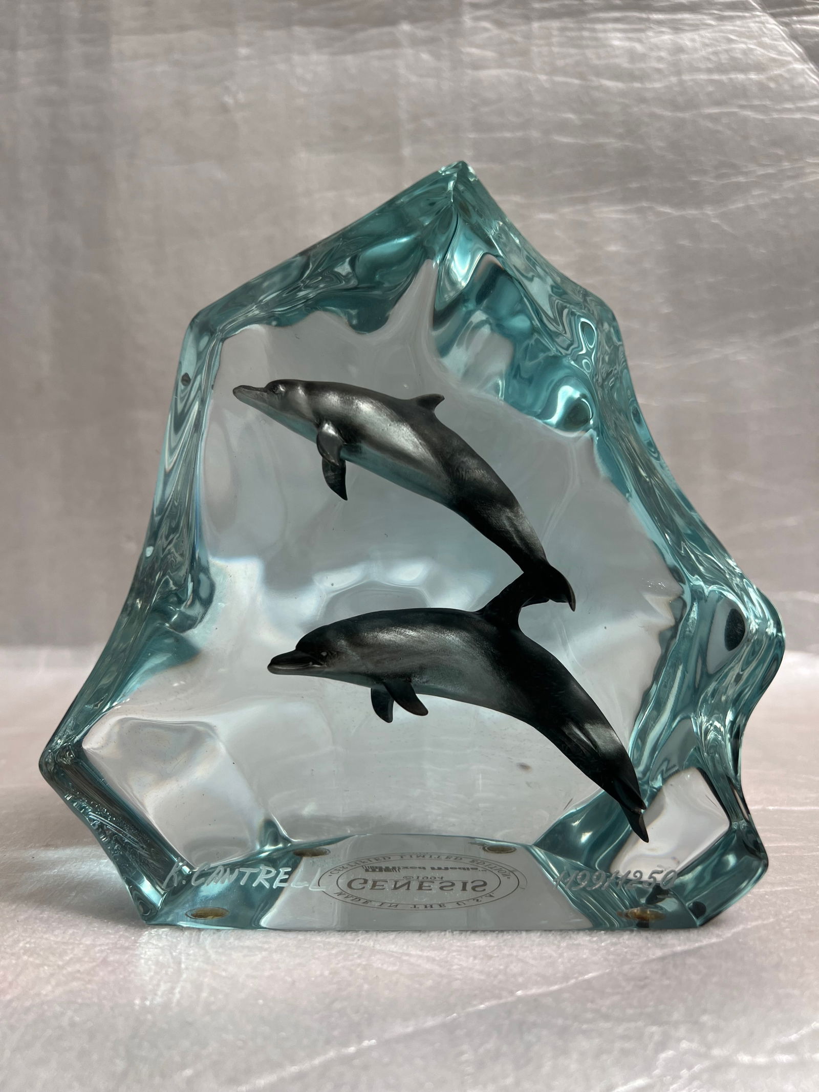 KITTY CANTRELL "GENESIS" MIXED MEDIA STATUE 1994 SIGNED (1 of 5)