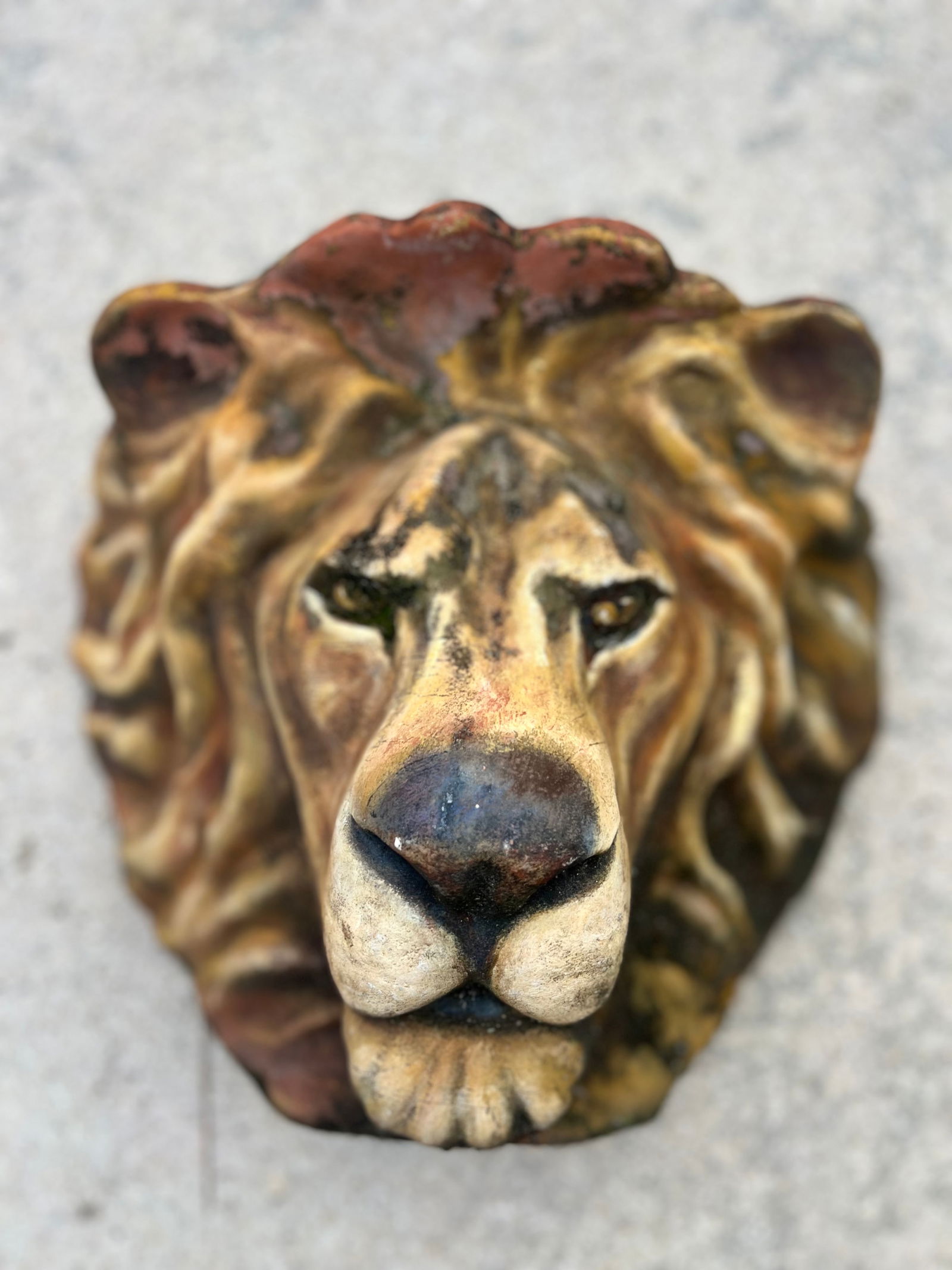 Lion Head Outdoor Wall Planter (1 of 4)