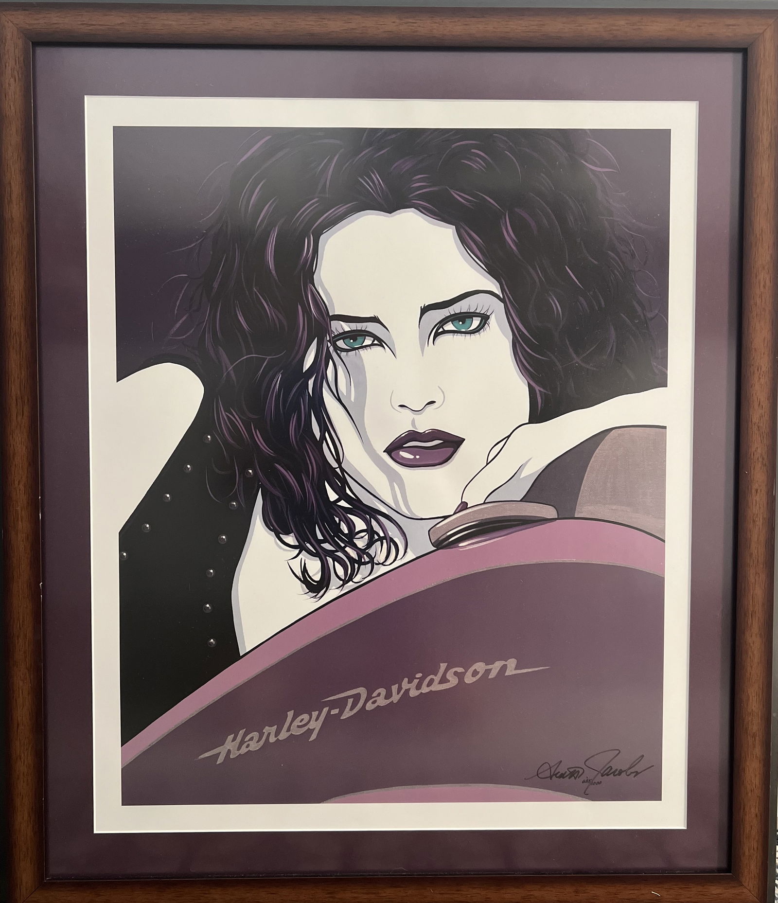 SCOTT JACOBS MIXED MEDIA " MYSTIQUE" HAND SIGNED WITH COA & APPRISAL (1 of 4)