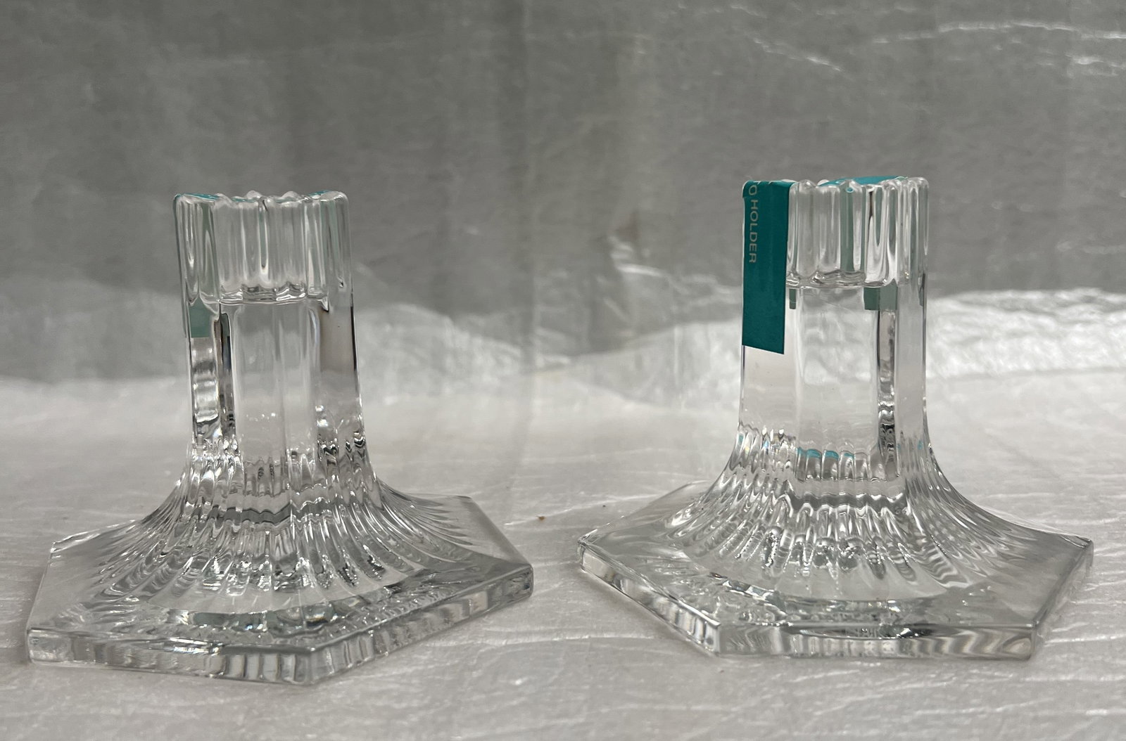 Tiffany Crystal Candle Holders Made In Germany: Add a touch of elegance to your home decor with these stunning Tiffany & Co. candle holders. Made in Germany, these crystal candle holders feature a beautiful clear color and are crafted from high-qua