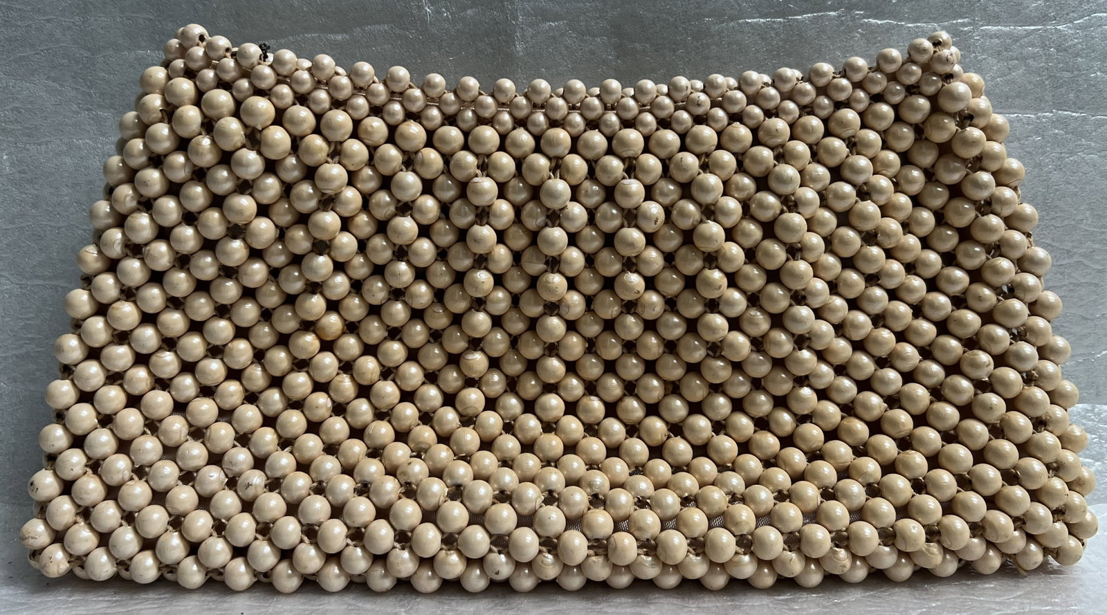 JOSEF LUXURIOUS EVENING BAG BEADS , BY A RETIRED DEALER: This exquisite evening bag by JOSEF is a true treasure! The intricate beadwork make it a stunning addition to any formal outfit. Measuring 10 inches in width, 5 inches in height, and 1 inch in depth, 