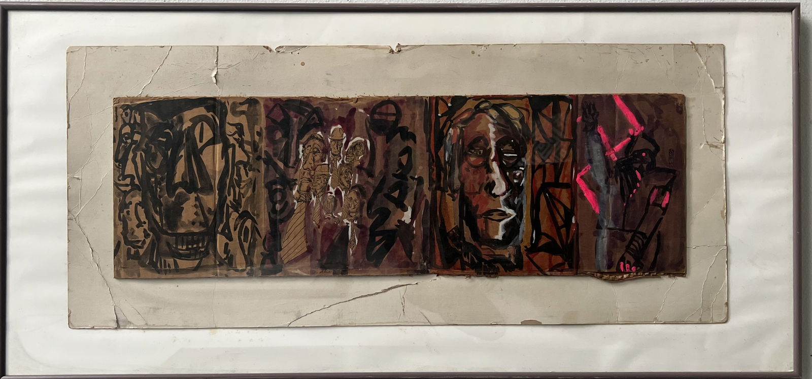 Marguerite Merriam Diddel (1896 - 1970) American, Attributed to, Abstract  Mixed Teq (1 of 4)