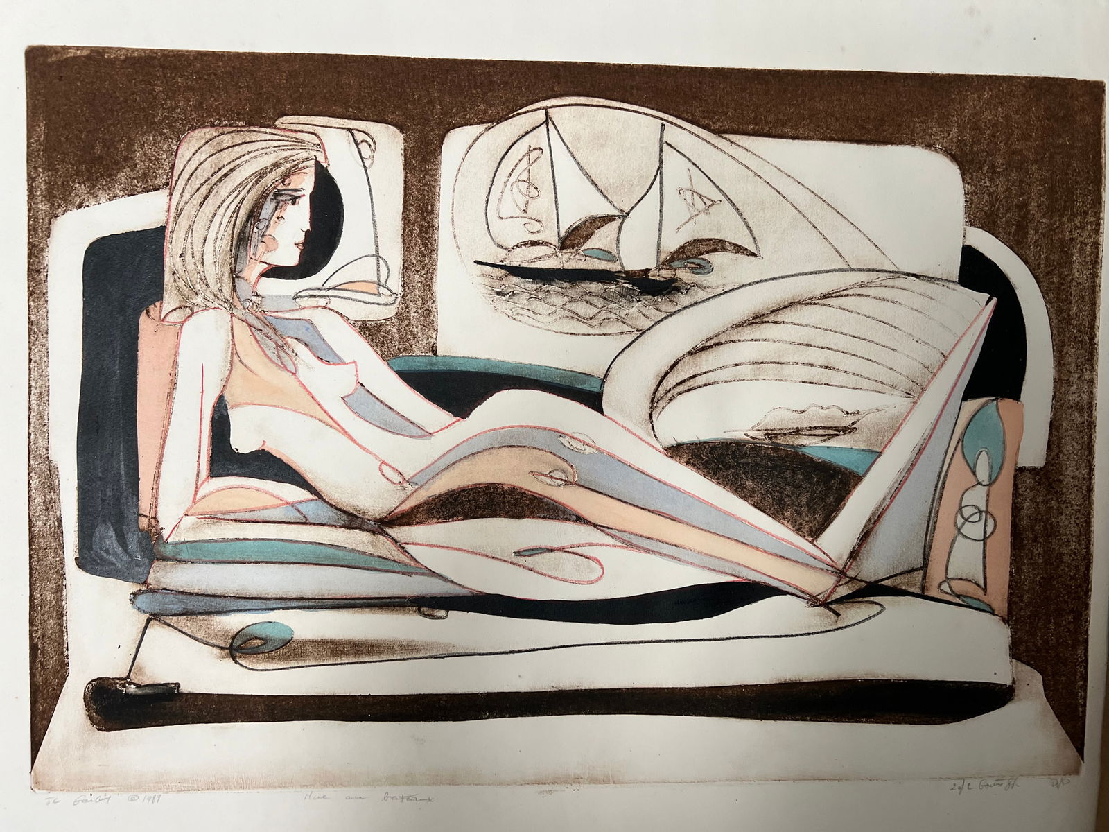 Jean-Claude Gaugy, Authenic Large Print on Paper Hand Signed in Pencil: This large print on paper is a stunning piece of contemporary art, featuring a still life subject and signed by Jean-Claude Gaugy. The portrait orientation and handmade production technique make it a