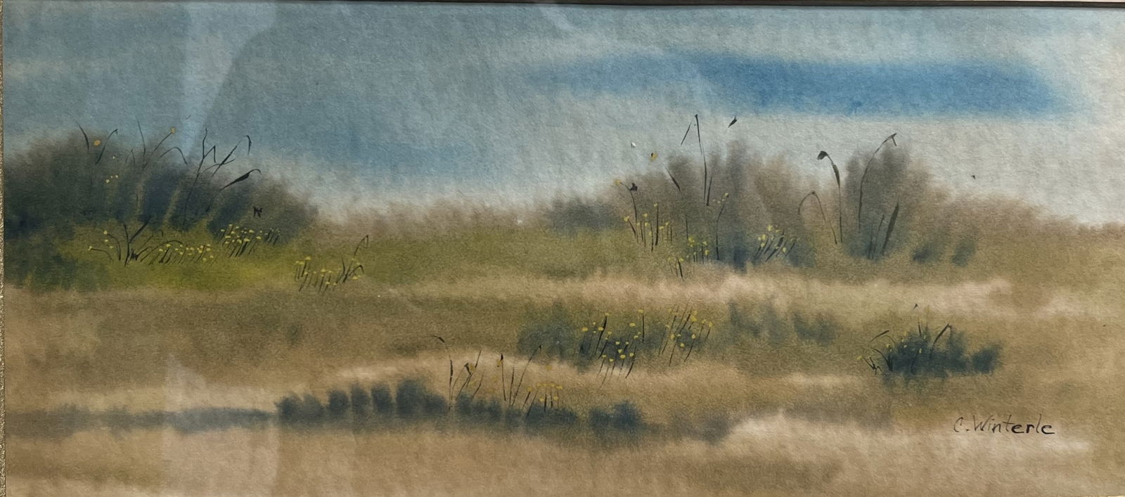 Charlene Winterle Olsen " A Serene Day" Watercolor on Paper (1 of 3)