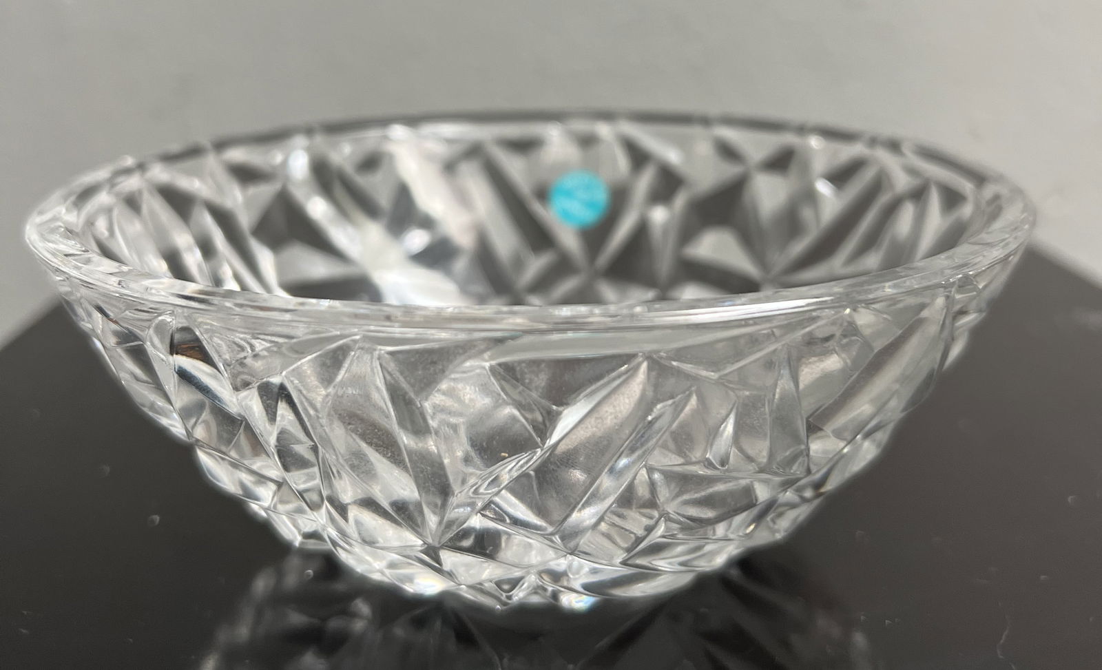 Tiffany & Co Made in Germany Crystal Serving Dish 6" W  2.5T (1 of 2)