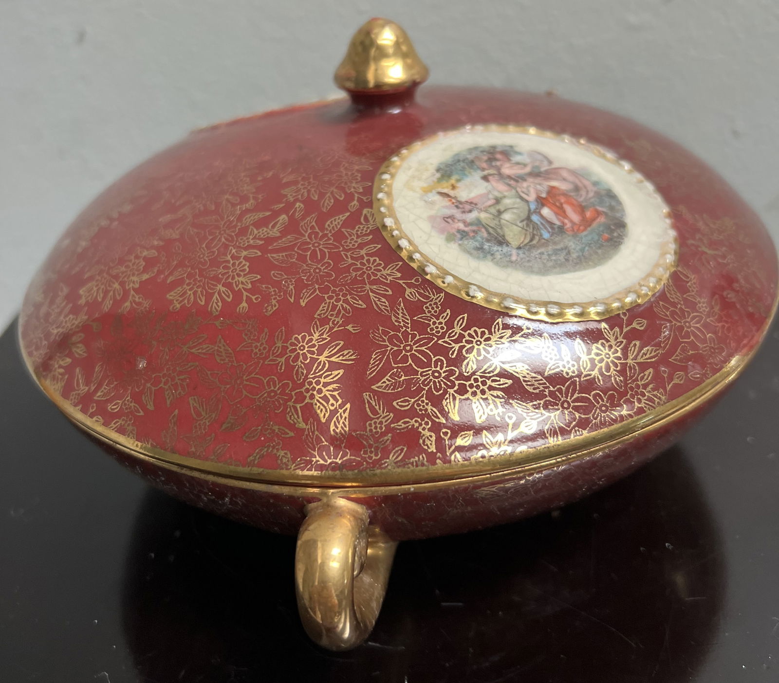 English Three Carpartment Conered Serving Dish by Empire Ware (1 of 3)