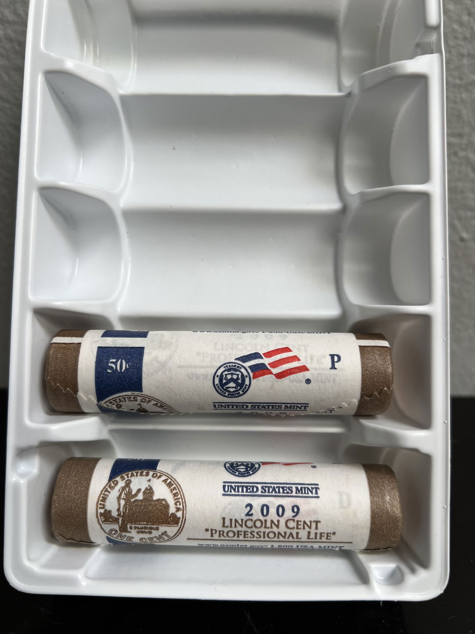 2009 WLincoln Professional Life Set of Pennies P&D U.S. Mint Rolls (1 of 2)