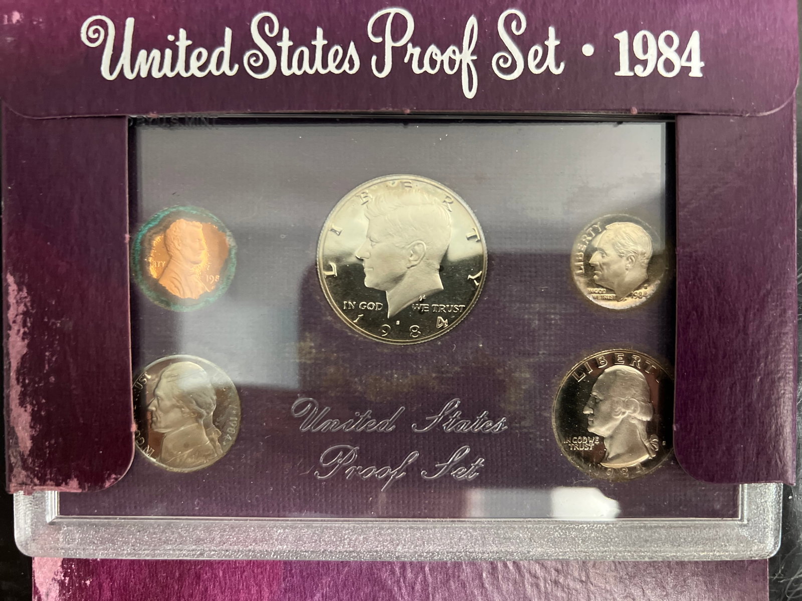 1984 United States Proff Set in Original Case: Delve into the world of numismatics with the 1984 United States Proof Set, a collection that epitomizes the art of coin-making. Presented in its original case, this set is a testament to the U.S. Mint