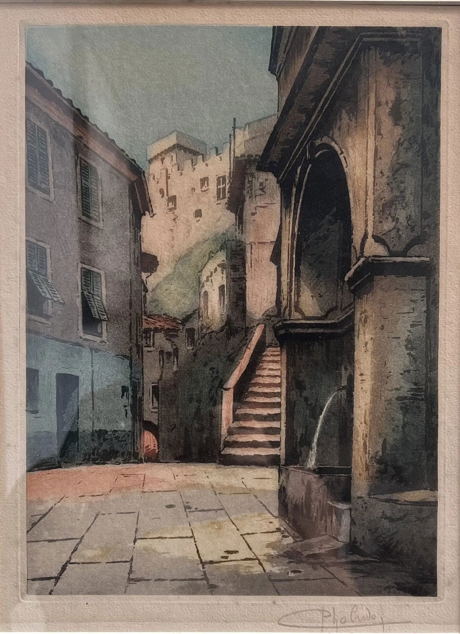 Vintage Etching Signed by the Artist (1 of 4)