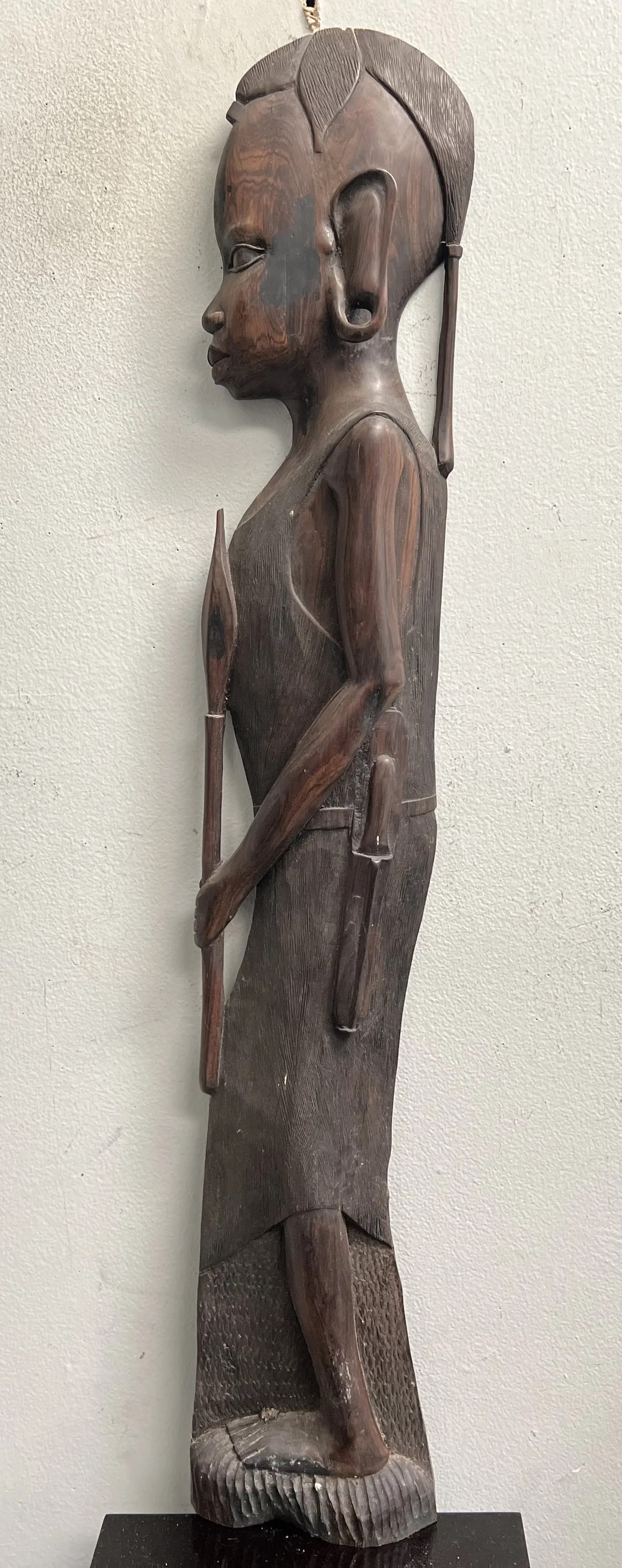 Vintage Mid C Large Stunning Hand Carved African Art (1 of 4)