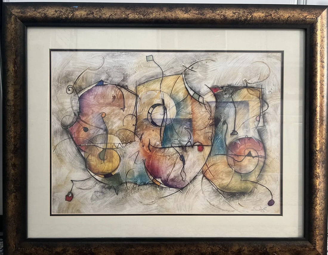 ERIC WAUGH LITHOGRAPH " BRAVO" HAND SIGNED BEAUTIFULLY FRAMED (1 of 5)