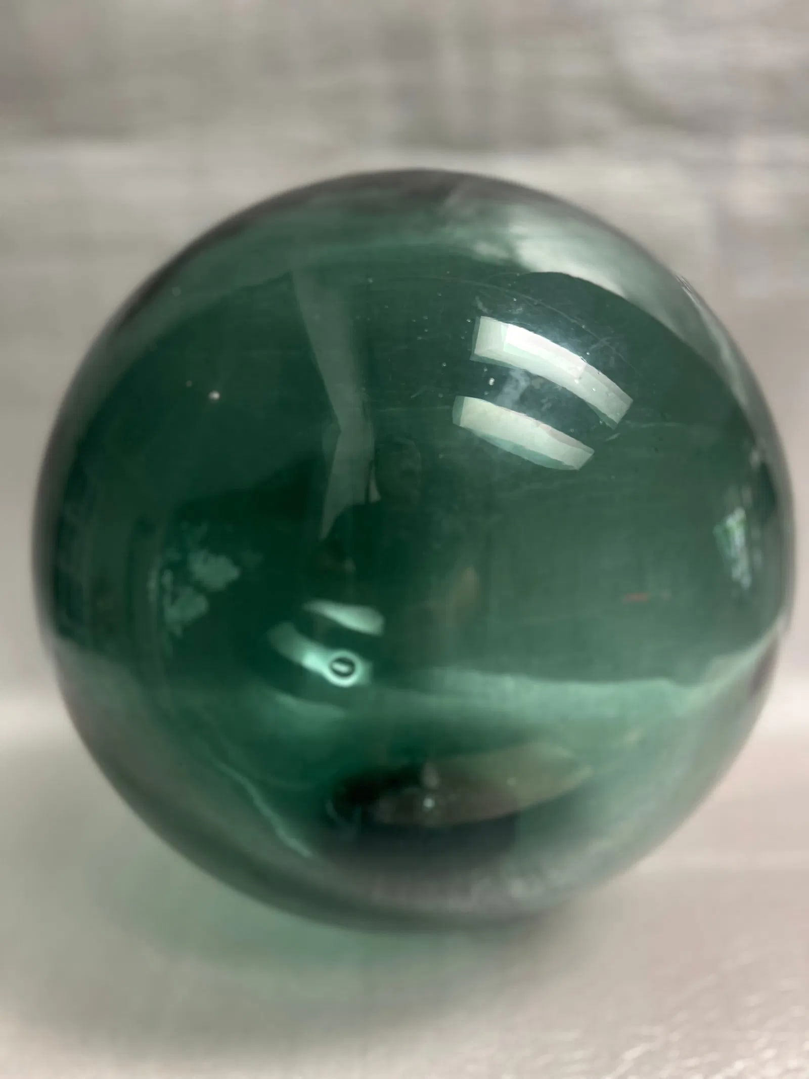 Japanese Hand Blown Glass Fishing Float (1 of 2)