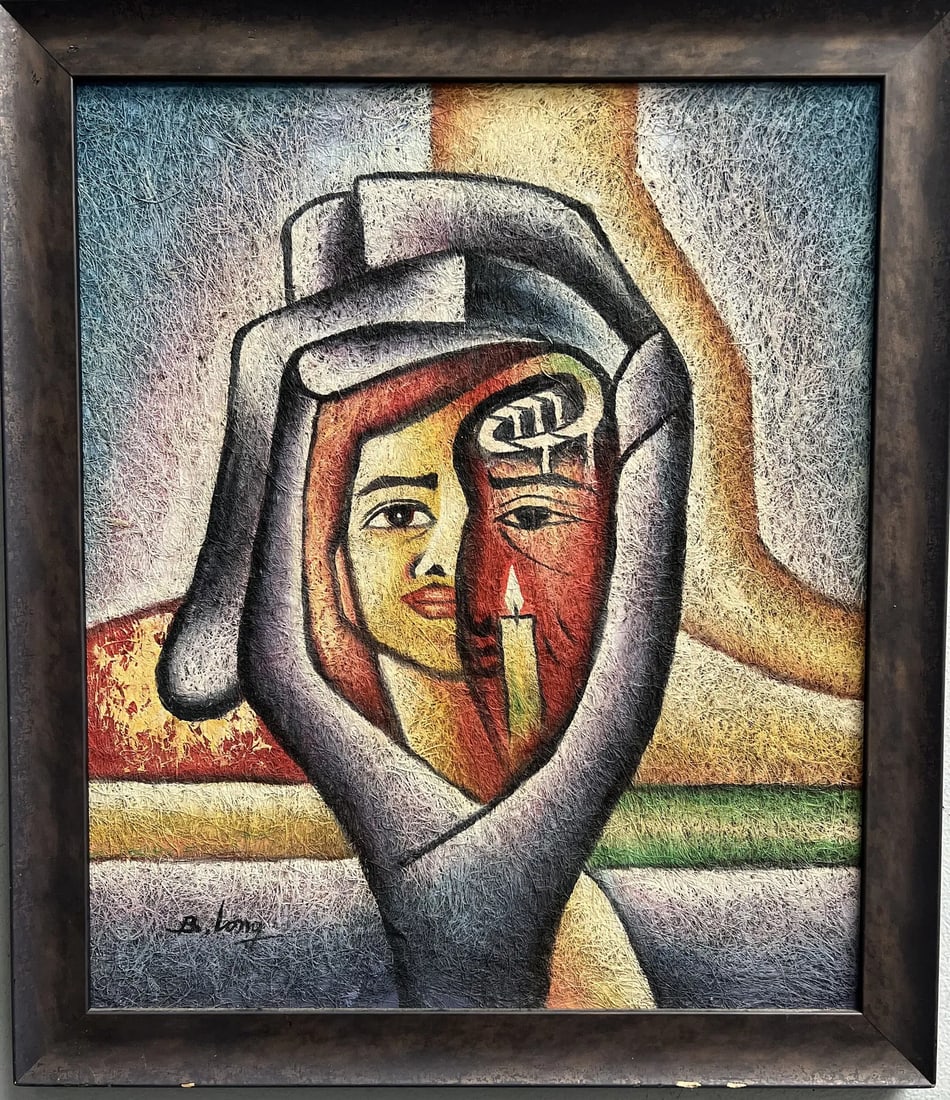 Benjamin (Benyamin) Long (Born 1978) Israel, Oil on Board Signed Lower Left (1 of 3)