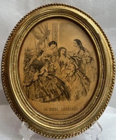 VINTAGE STUNNING FRENCH CERAMIC HAND PAINTED WALL DECORATION