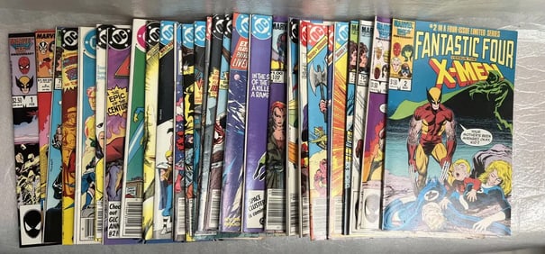 Collection of 29 Comic Books from the 1980s DC & Marvel