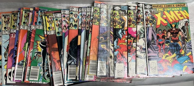 Collection of 31 Comic Books from the 1980s Marvel X-Men