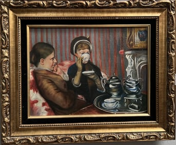 Antique/Vintage A. Gomez, Signed oil/canvas Painting