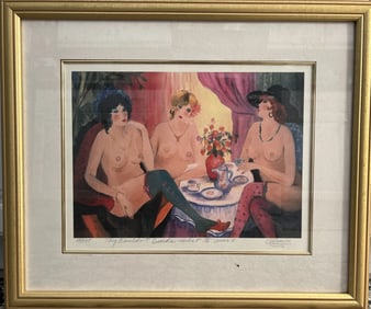 HILDA GLEIZER RINDOM " THEY COULDN'T DECIDE WHAT TO WEAR" HAND SIGNED AND NUMBER