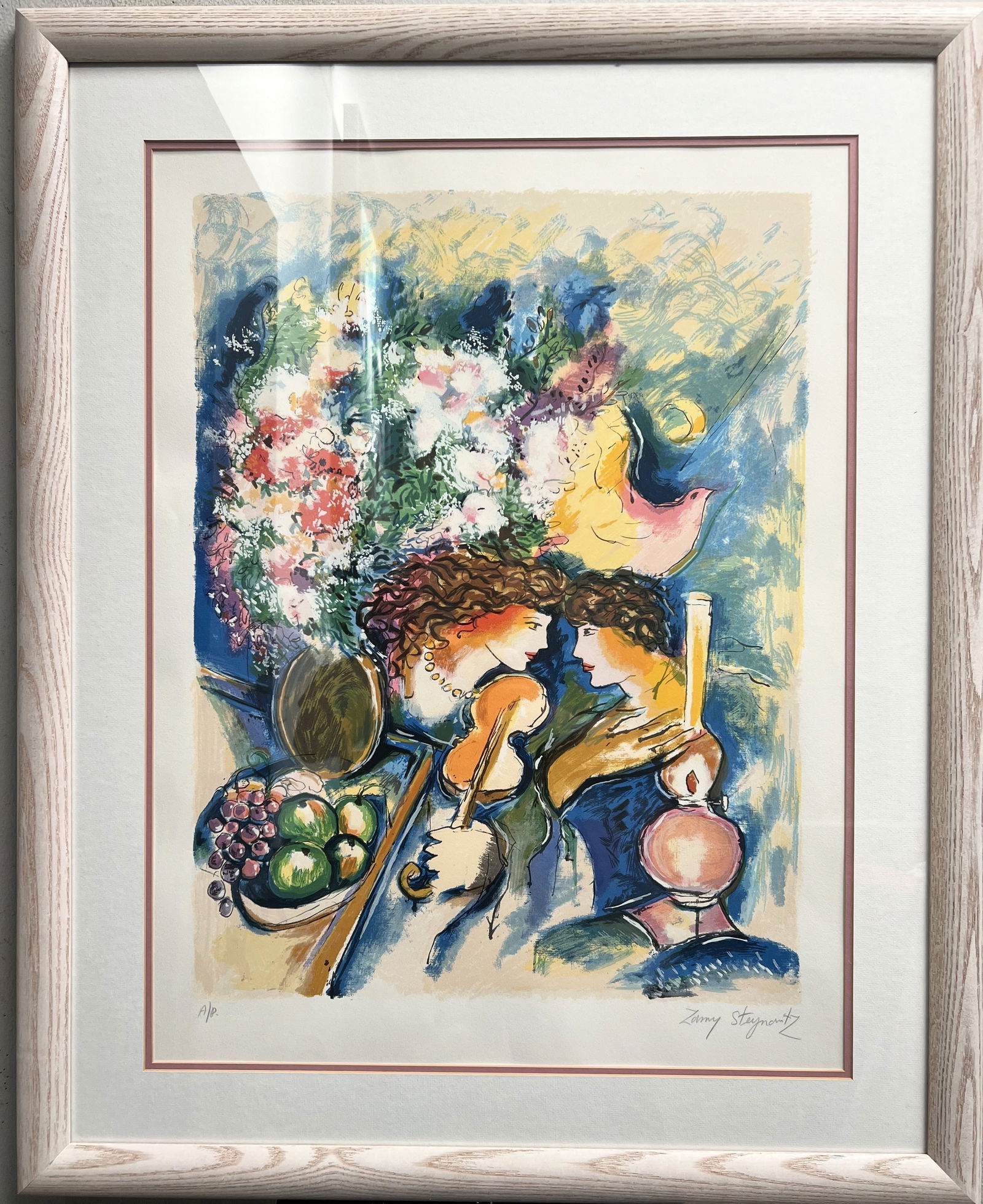 Zamy Steynovitz (1951-2000) " Romantic Nights" Serigraph  Hand Signed & Numbered (1 of 3)