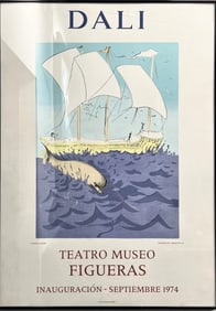 Salvadore Dali "Teatro Museo Figueras" Poster 1974