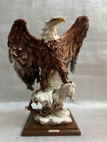 Giuseppe Armani Eagle has Landed Sculpture Signed & Dated