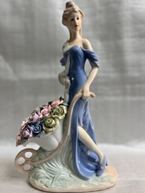 Lilove Cerative Rose Senorita Figurine Ceramic Sculpture