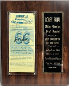 Bobby Rahal Authographed Pit Pass 1992
