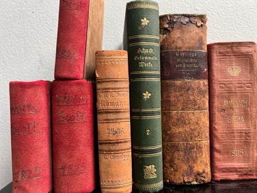 A Collection of 7 vintage books written German