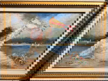 Richard Zolan Embelisherd Framed Print on Board Hand Signed