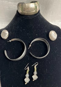 Collection of 3 Sets of Earrings and a Bracelet