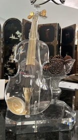 Pino Signoretto- Murano Glass Violin Pino Signoretto the Finest Glass Maker
