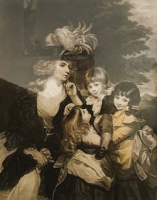 Original Engraving by Francesco Bartolozzi Framed Under Glass