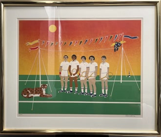 Mark Sabin "The Visiting Team" Hand Signed & Numbered