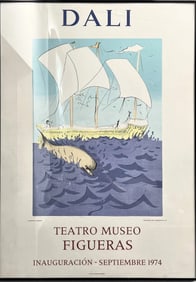 Salvadore Dali "Teatro Museo Figueras" Poster 1974