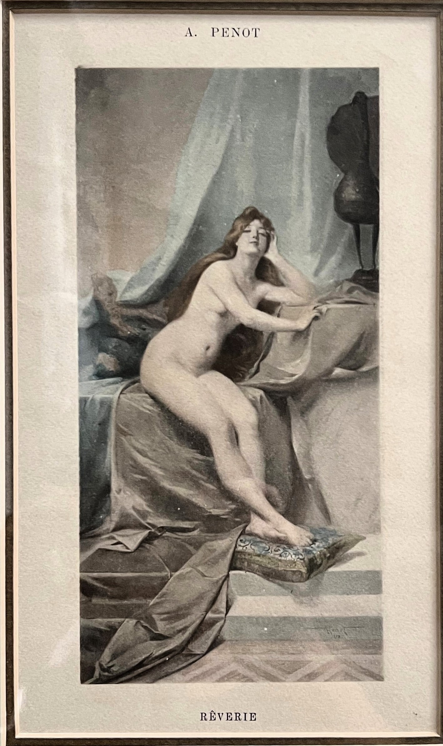 Albert Joseph Penot  (1862 - 1930)  Off set Lithograph C 1920s (1 of 2)