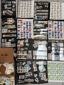 Large United States and Forgin Stamp Collection 1960-1990