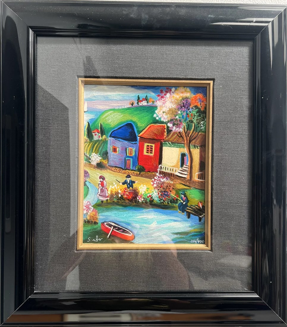 Shlomo Alter "Blank Side" Hand Signed in Ink, Numbered w COA & Appraisal (1 of 4)