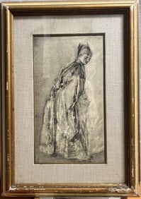 Jean-Antoine Watteau (1684-1721) Vintage Framed Print with Gallery Lable