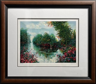 Alex Perez "After Laguna" Serigraph in Color on wove Paper Signed in Pencil