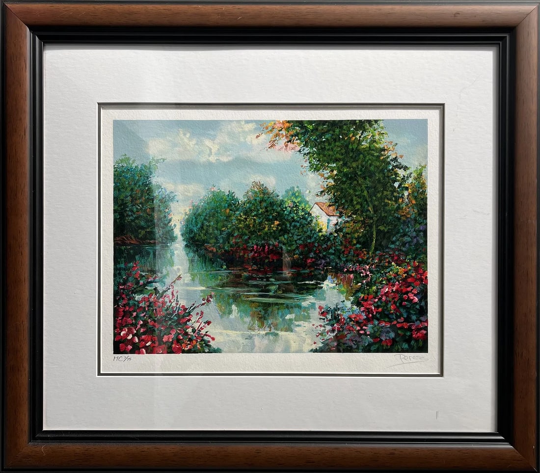 Alex Perez "After Laguna" Serigraph in Color on wove Paper Signed in Pencil (1 of 4)