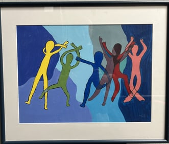 Julia Chalif , Acrylic paint on Paper