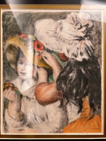 PIERRE-AUGUSTE RENOIR LIMITED EDITION LITHOGRAPH W BLINDSTAMP AND COA